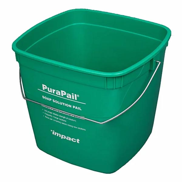 PURAPAIL UTILITY BUCKET, GREEN "CLEANING"