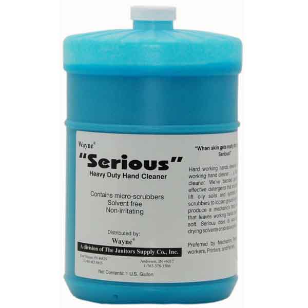 SERIOUS” H/D HAND CLEANER, 1-GAL – The Janitors Supply Co., Inc.